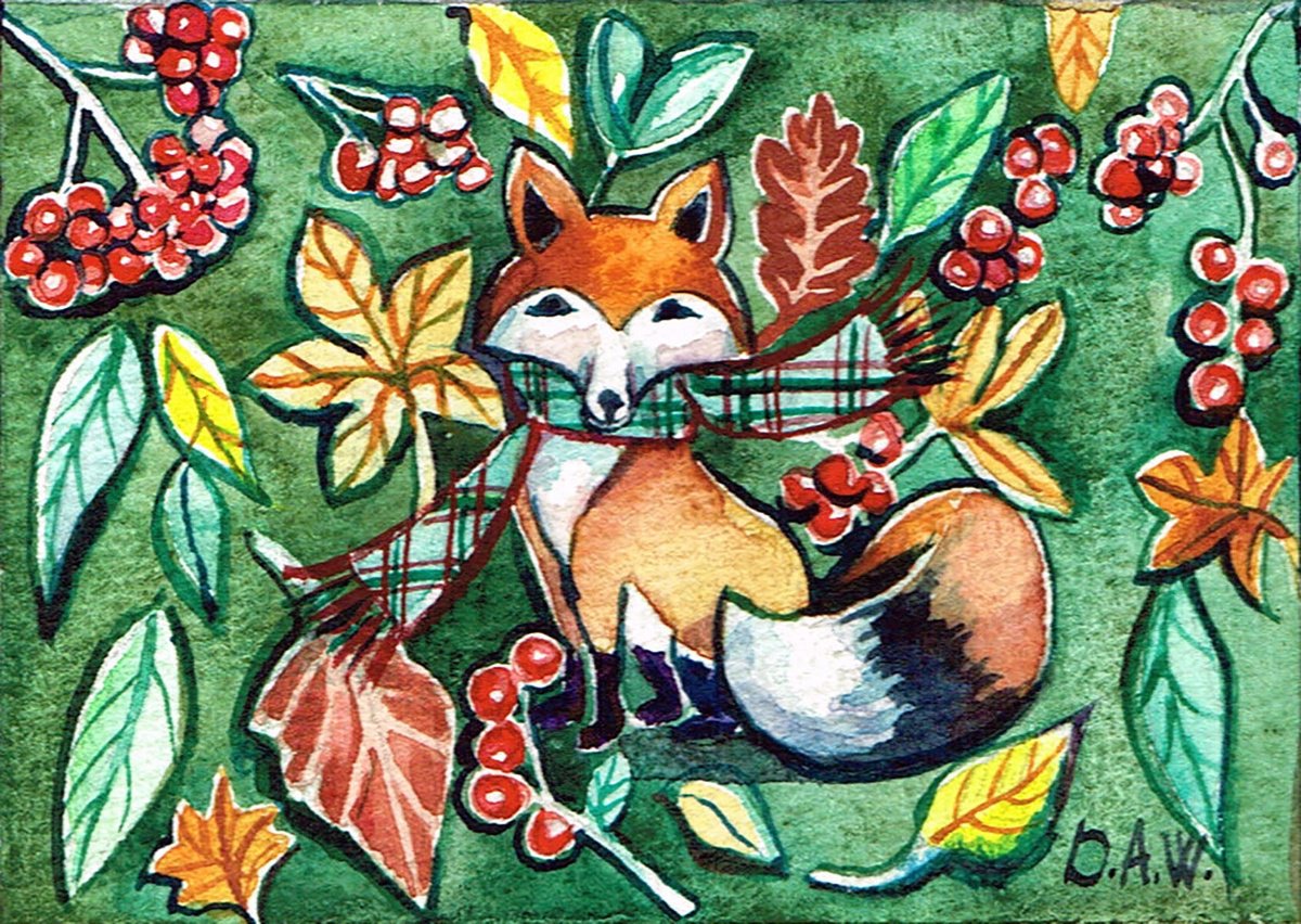 Autumn Fox by Diana Aleksanian