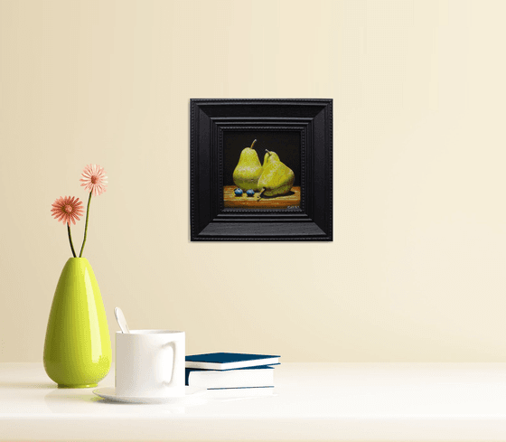 Three small pears
