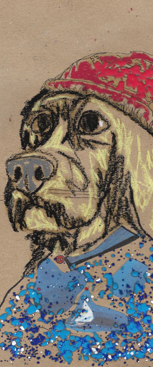 Hipster dog #15 by Pavel Kuragin