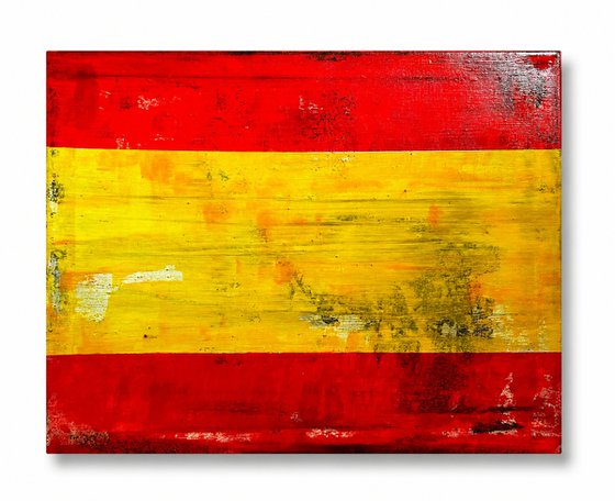 Spanish Flag - 3D Historical Corrosion
