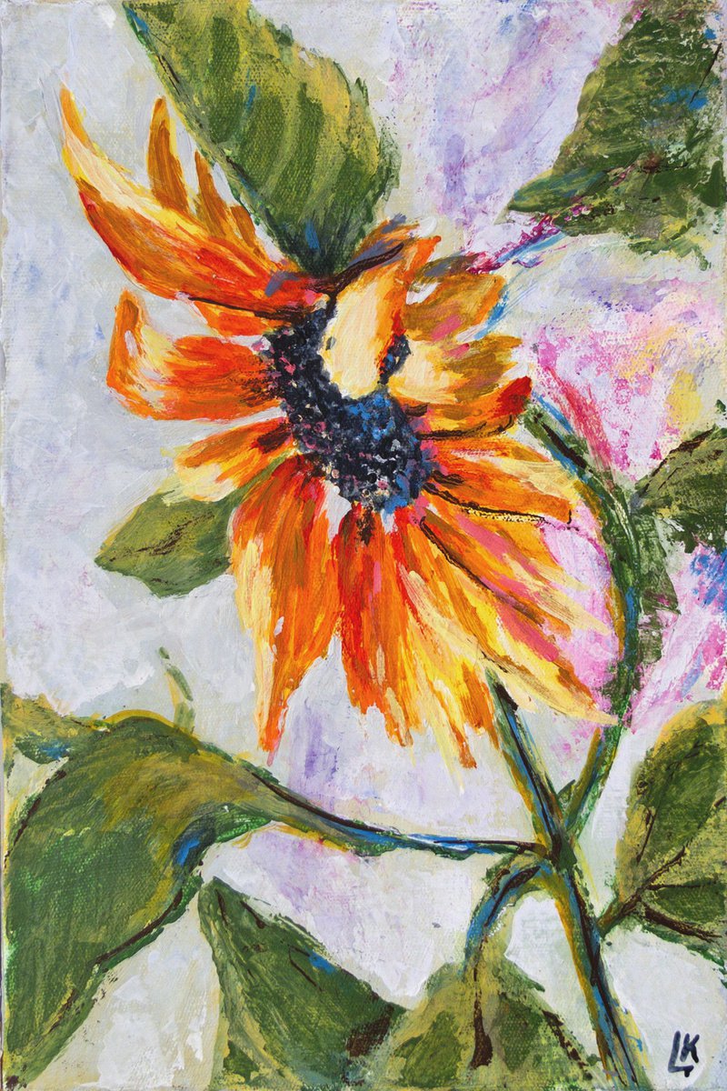 Sunflower by Ludmila Kovalenko