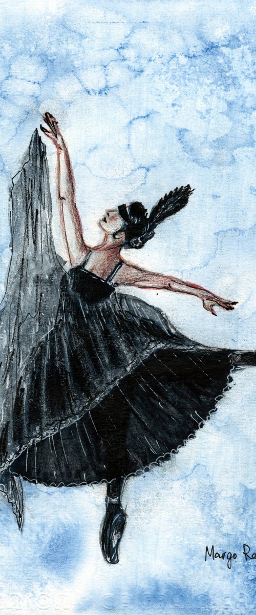 Black Swan Ballerina by Morgana Rey