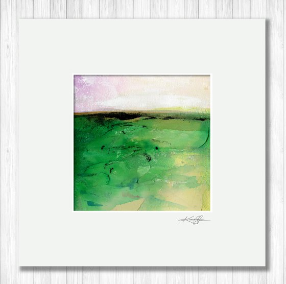 Mystical Land 349 - Landscape Painting by Kathy Morton Stanion