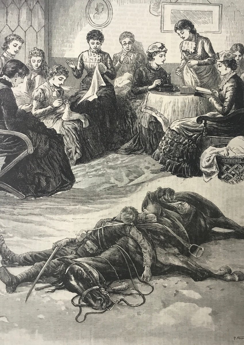 Surrealistic Portrait Collage By Tudor Evans, 6 X 9", The Horse In The Sewing Room, Original Artwork