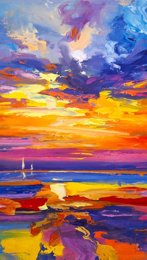 Orange sky by Andrej  Ostapchuk