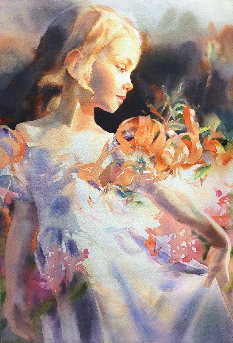 Lilies dance by Anastasiya Mouchan