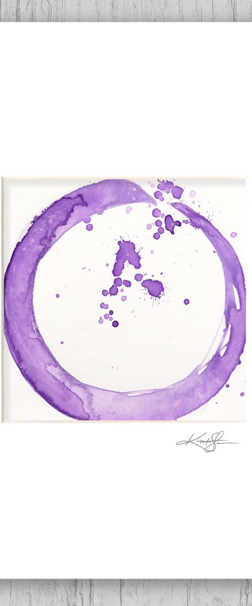 Enso 21 - Abstract Zen Circle Painting by Kathy Morton Stanion by Kathy Morton Stanion