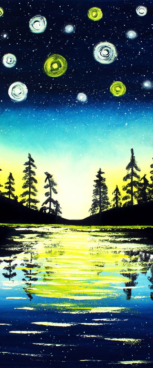 Cosmic Nightfall by Tetiana Surshko