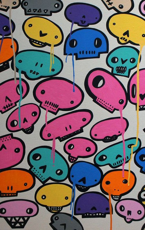 Sixty Five Skulls by Kev Munday
