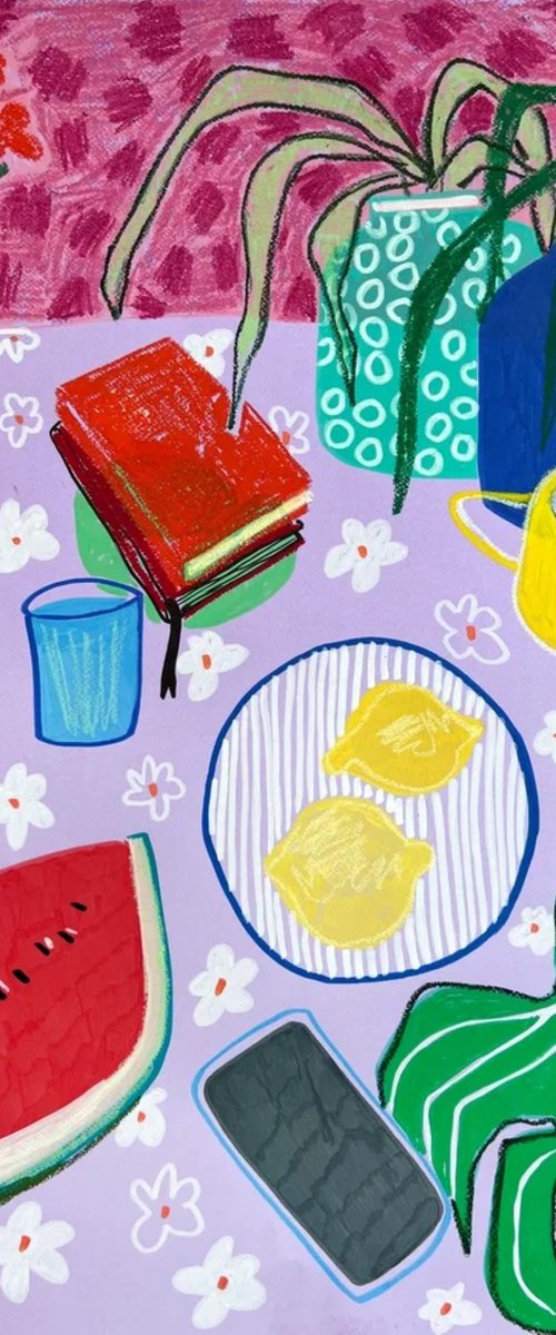 Colorful Still Life by Sasha Robinson