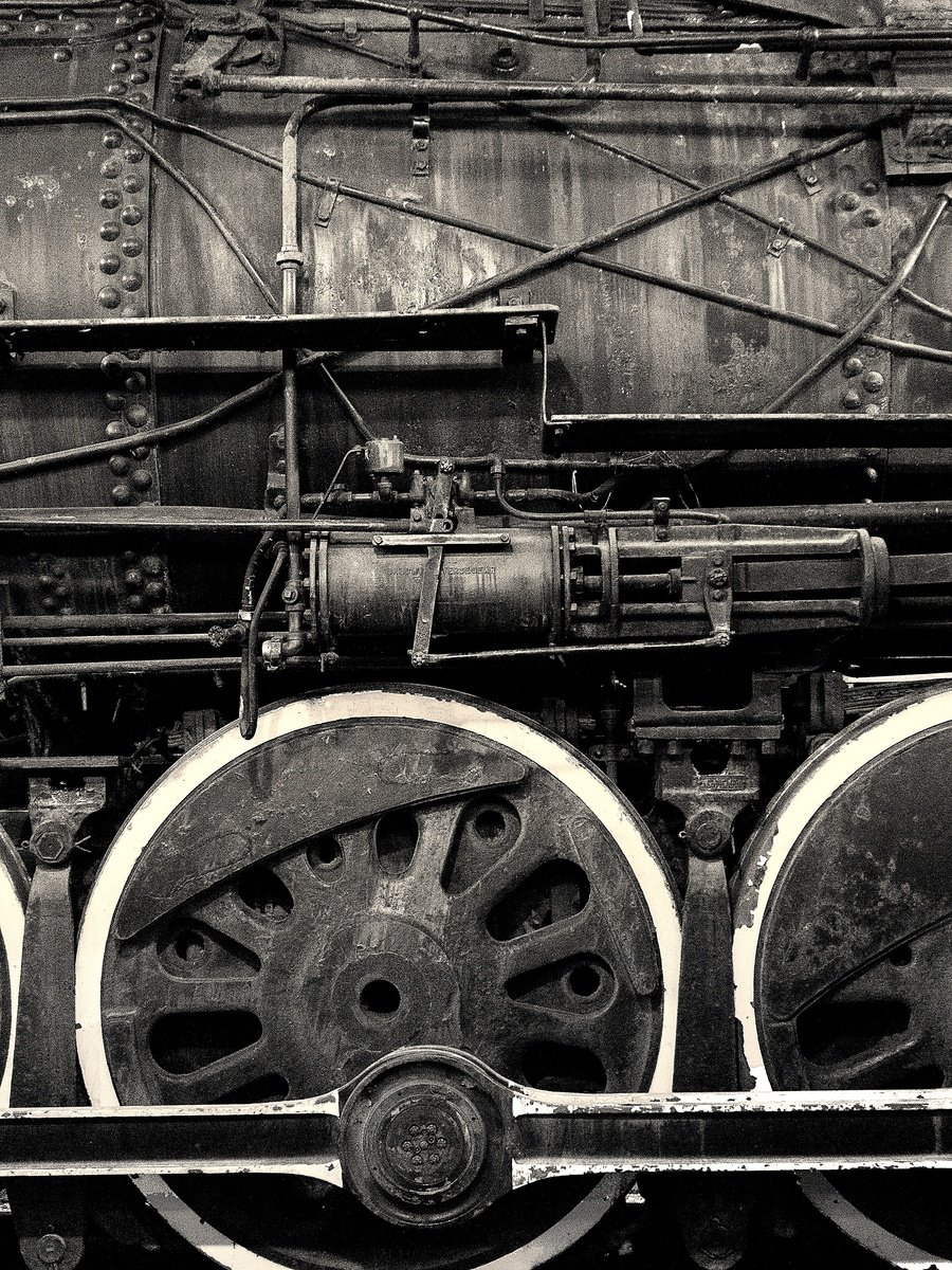 Photorealistic Transport Photograph By Robert Tolchin, 16 X 20", Steam Engine #19, Original Artwork