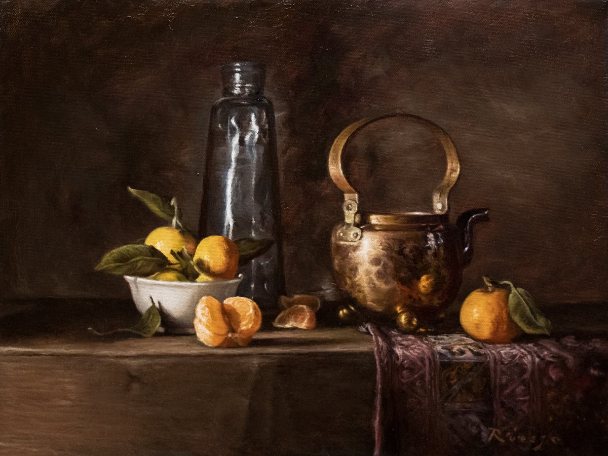 Tangerines and copper by Edgar Ruesga