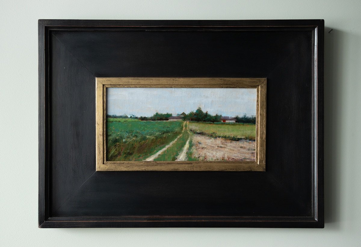 Village Road By Rostyslav Malysh, 22 X 16, Artwork For Sale On Artfinder