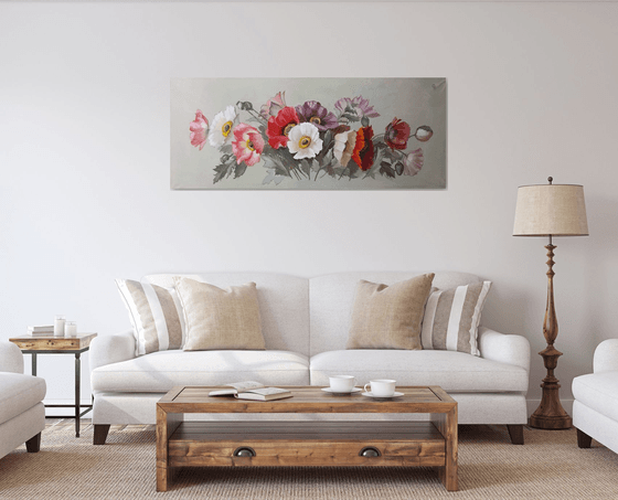 Icelandic Poppies Flower Painting