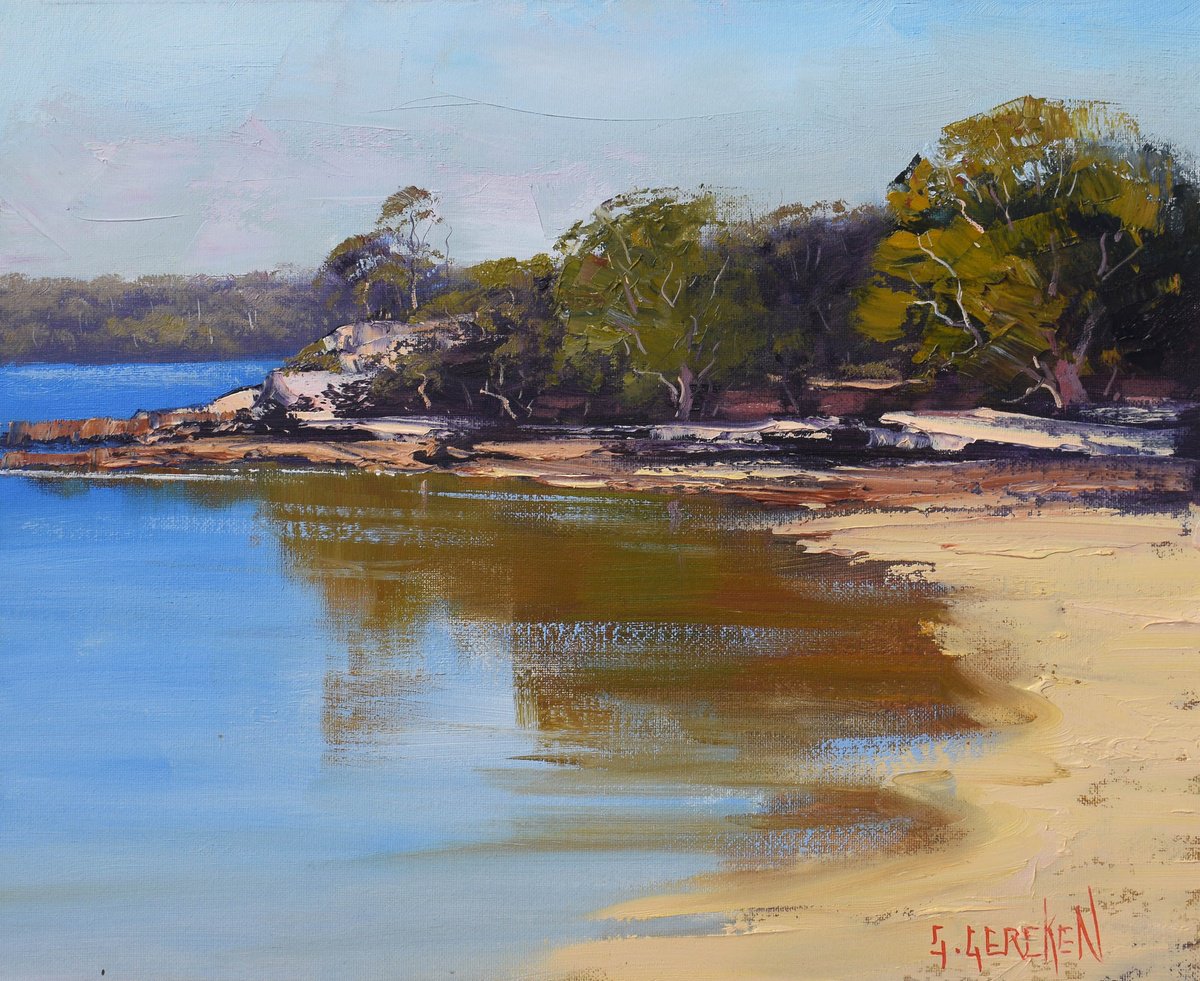 Sydney Harbour Australian Coastal beach by Graham Gercken