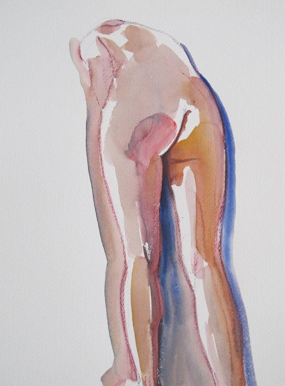 Standing female nude