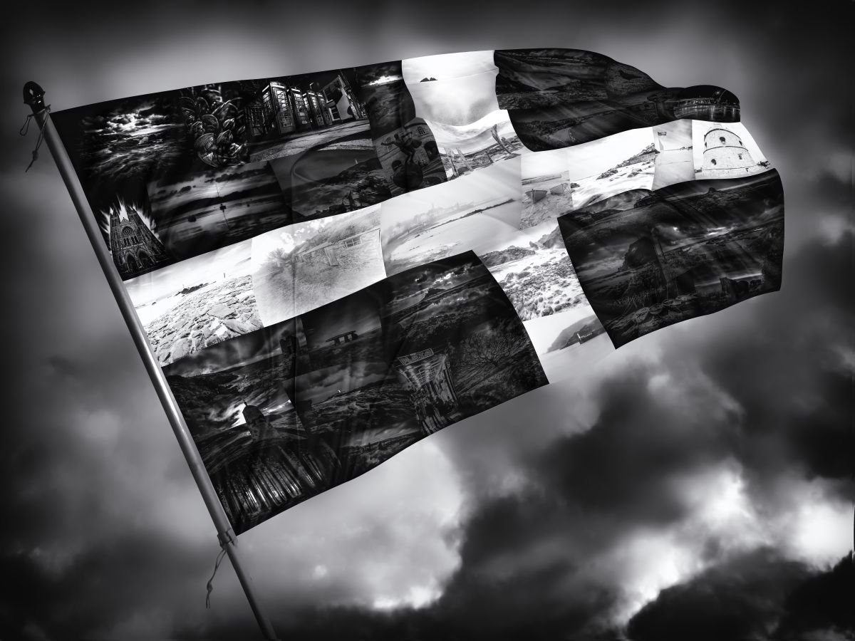 Abstract Photograph By Paul Nash, 24 X 16", St Pirans Landscape, Original Artwork