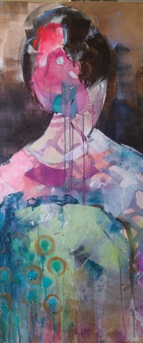 Abstract Gheisa 1 by Marina Del Pozo