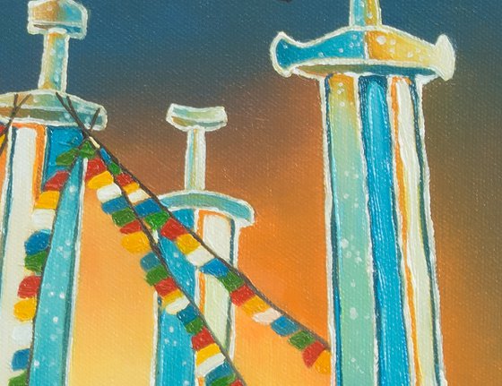 Ice swords stonehenge