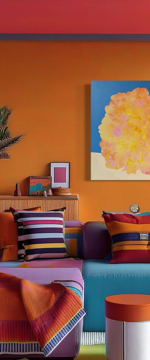 Dream Flower - Abstract minimalist by Isabella Nazzarri