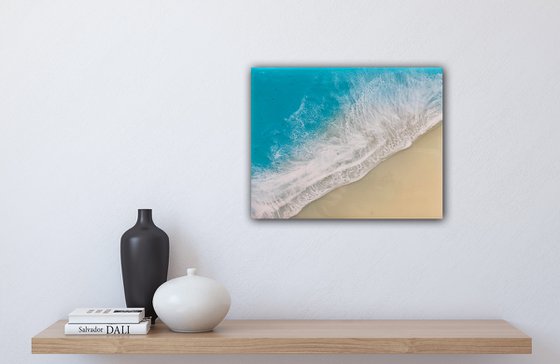 White Sand Beach #8 Ocean Seascape Painting