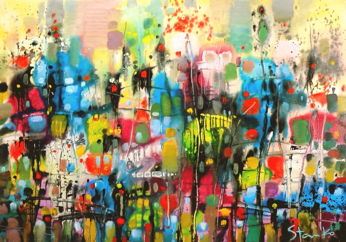  Just Rainy-Lxxxii By Stanislav Bojankov, 39 X 28, Artwork For Sale On Artfinder