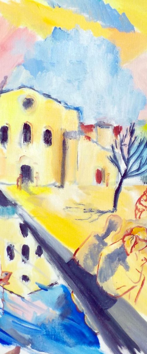 Abbaye de Silvacane après Dufy by Chris Walker