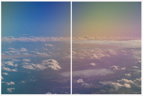 Sky diptych