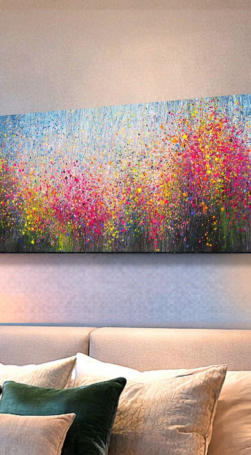 Summer Meadows - Pink by Bogdana Antoniuk