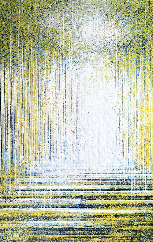Spring Trees In Bright Light by Marc Todd