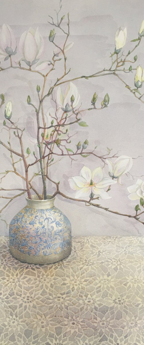 Magnolias by Gintarė Petrauskienė