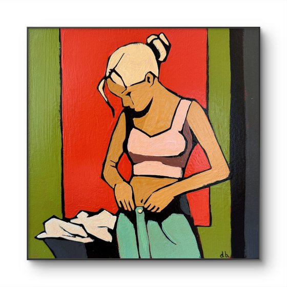 "Tiny Jeans" Original Painting Small