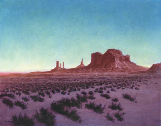 Desert daybreak