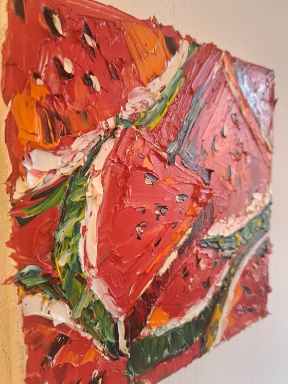 Watermelon impasto