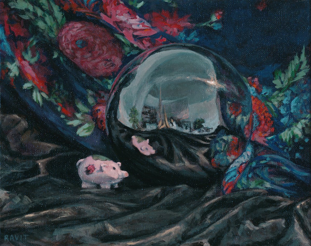 A Pig’s Reflection by Frau Einhorn
