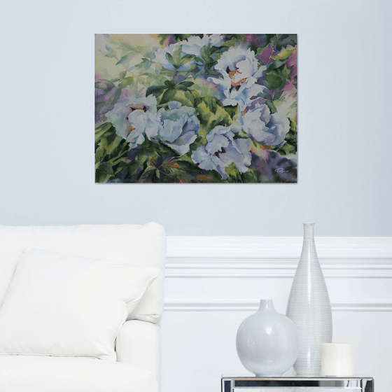 WHITE PEONIES #3