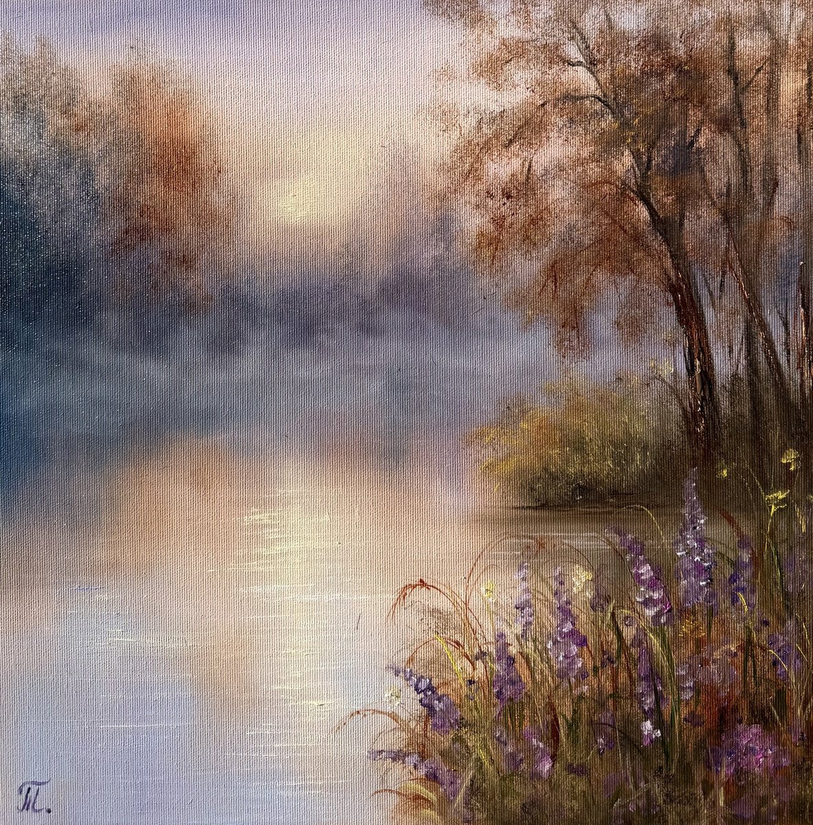 Misty Morning By Tanja Frost, 16 X 16, Artwork For Sale On Artfinder