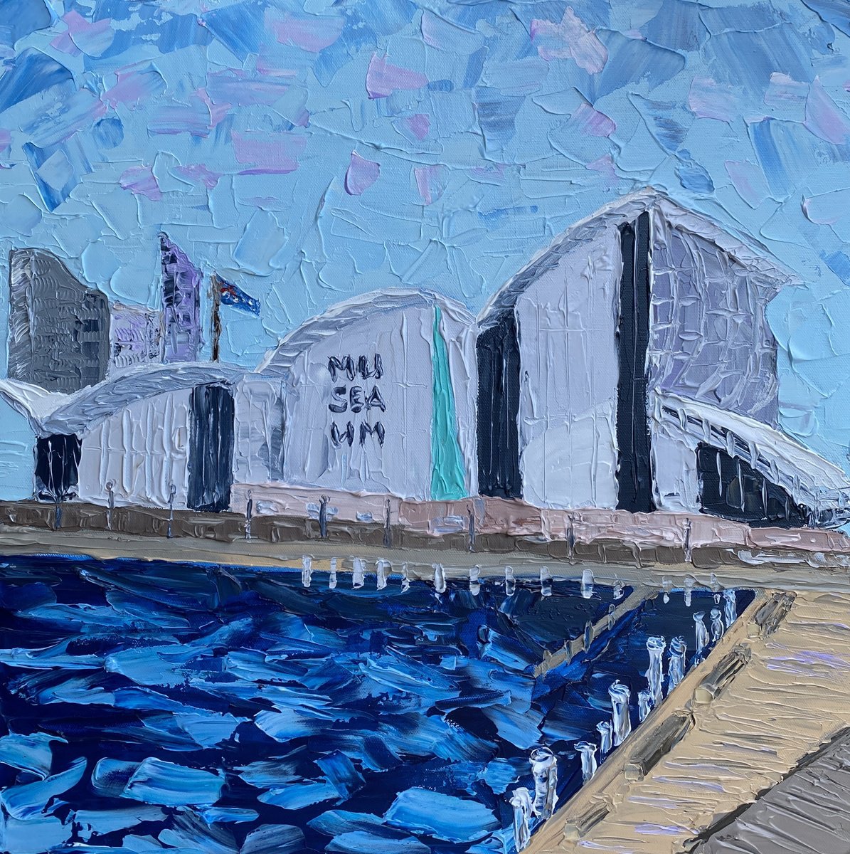  Maritime Museum By Guzaliya Xavier, 20 X 20, Artwork For Sale On Artfinder
