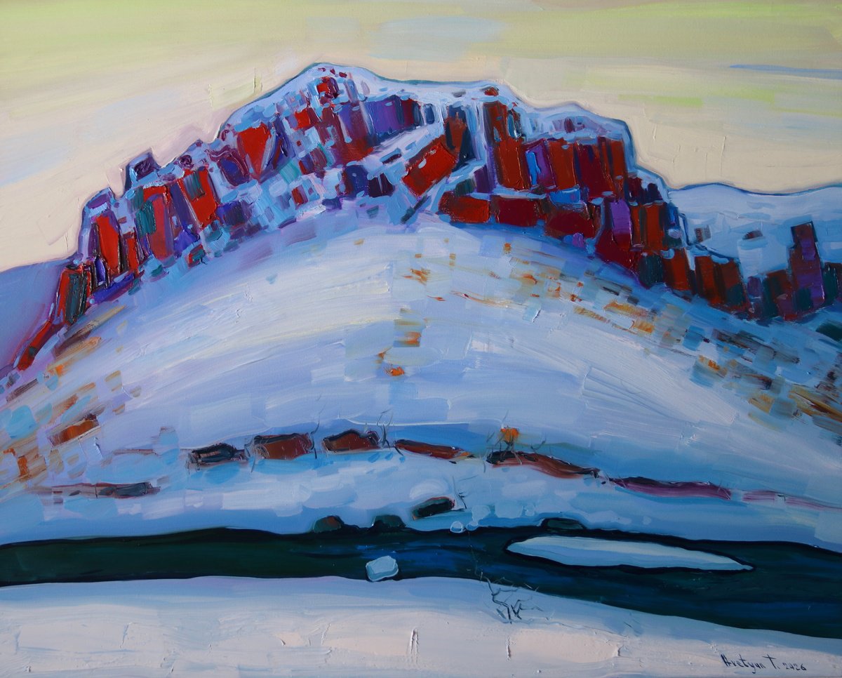 Winter Landscape By Tigran Avetyan, 30 X 24, Artwork For Sale On Artfinder