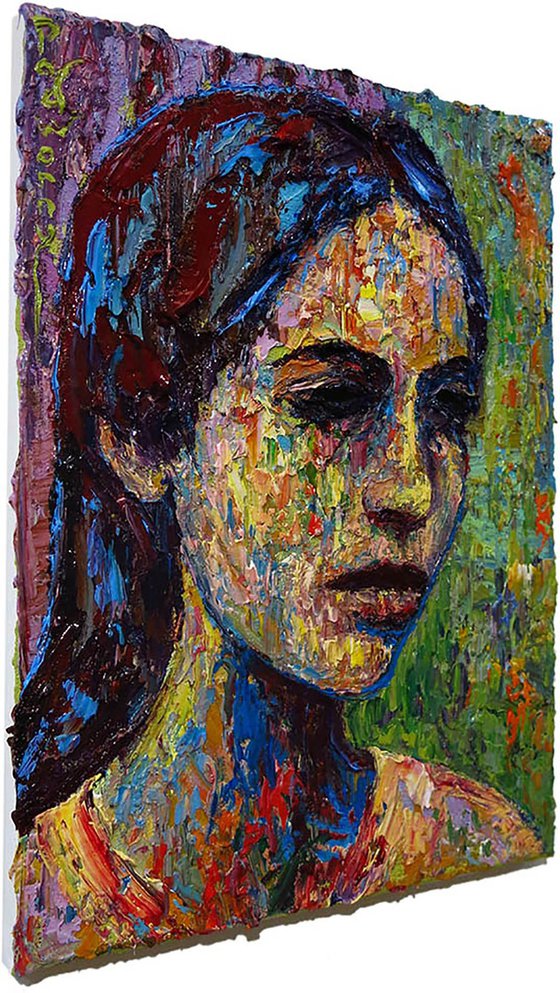 Original Oil Painting Portrait