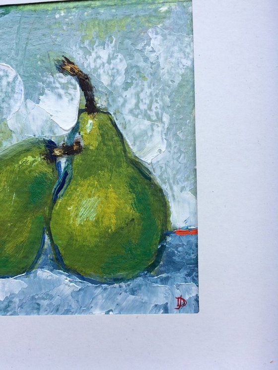 Green Pears. SOLD