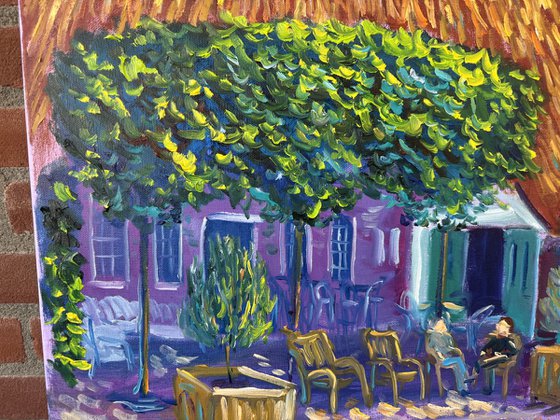 Dutch Village Cafe Terrace in Dalen