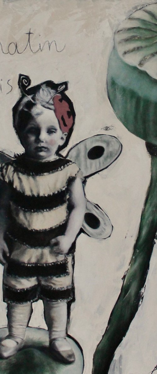 Uomo sei cattivo, esci dal mio giardino / Man you're bad, get out of my garden by Federica Belloli