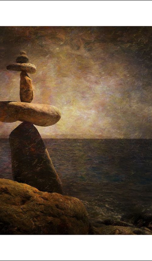 Stone Balancing Art by Martin  Fry