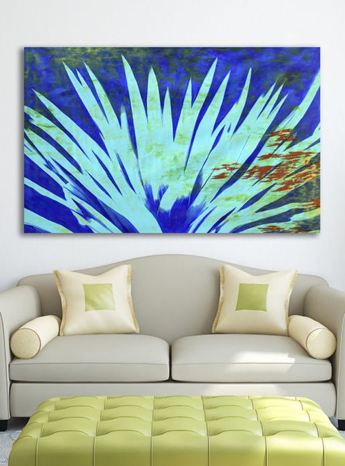 Ocean blossom 50x79 inches by Sumit Mehndiratta