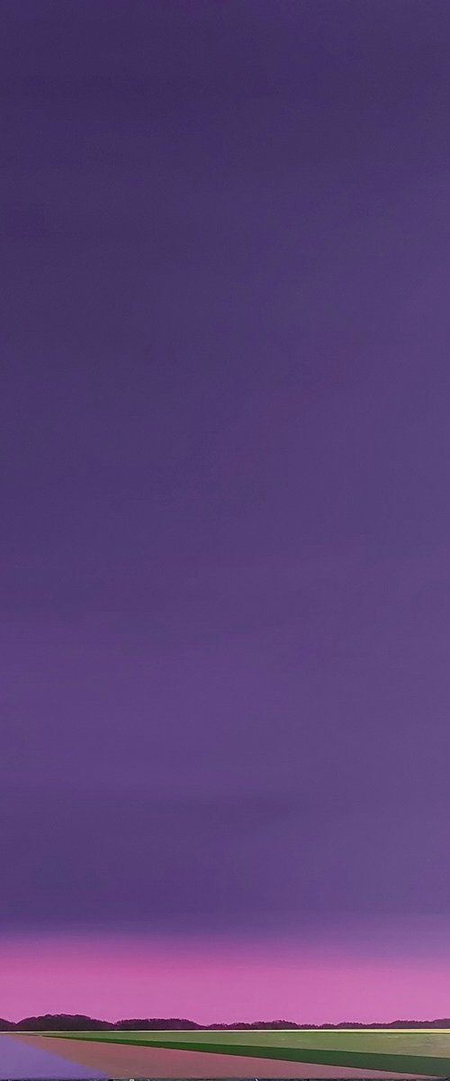 Purple Evening (September) by Nelly van Nieuwenhuijzen