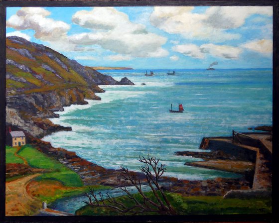 Lamorna Cove circa 1910 (After John (Lamorna) Birch)