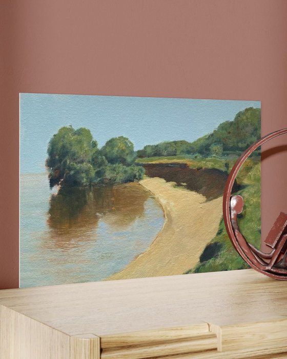 Along the shore