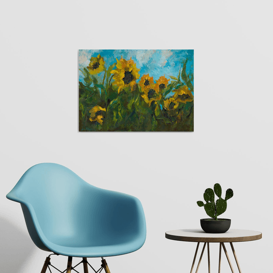 Ukrainian Floral Art — Sunflower Fields