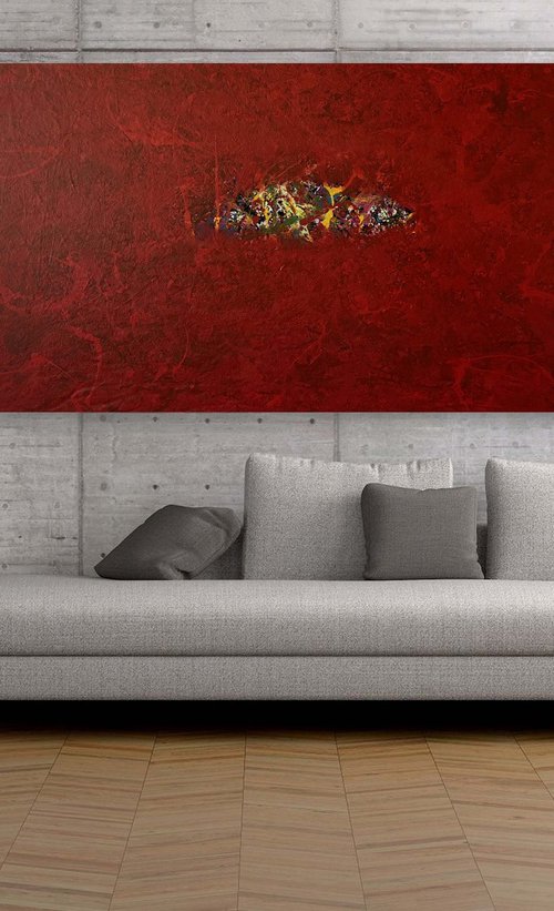 100x200 Red Keeps Its Secrets by Juan Jose Garay